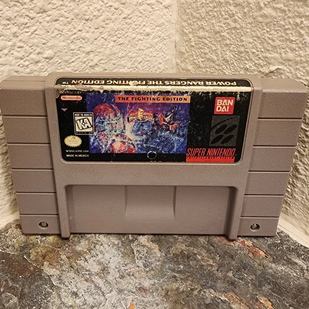 Game - Power Rangers: The Fighting Edition - SNES - Super NES